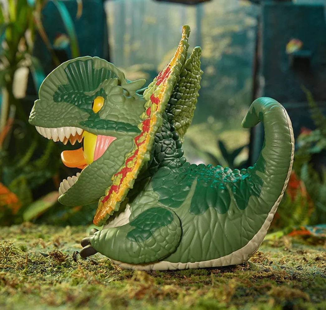 Official Jurassic Park Dilophosaurus TUBBZ Cosplaying Duck Collectible - Image 4